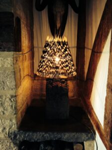 Porcupine Quill Sun Lampshade