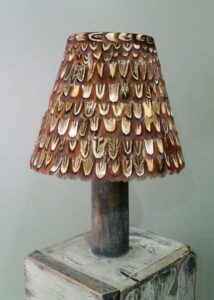 Pheasant Feather Coolie Lampshade