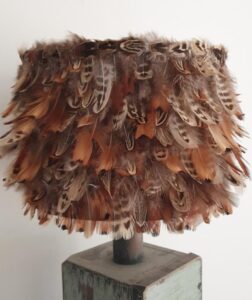 Fluffy Feather Lampshade