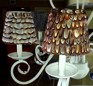 Feather Chandelier Shades